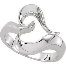 Load image into Gallery viewer, Sterling Silver Metal Fashion Ring
