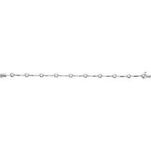 Load image into Gallery viewer, 14K White 1 CTW Diamond Line 7 1/2&quot; Bracelet

