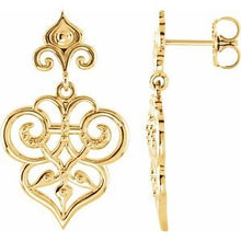 Load image into Gallery viewer, Fleur-de-lis Earrings

