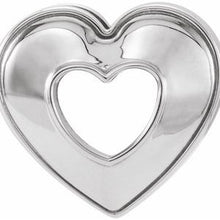 Load image into Gallery viewer, Continuum Sterling Silver 14x14 mm Heart Slide Pendant
