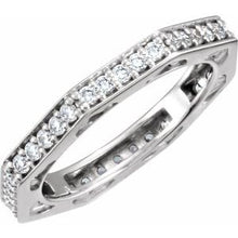 Charger l&#39;image dans la galerie, Platinum 3/4 CTW Diamond Eternity Band Taille 6.5
