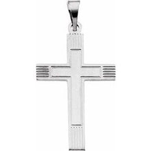 Load image into Gallery viewer, 14K White 18X12 mm Cross Pendant
