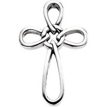 Load image into Gallery viewer, Sterling Silver 34.25x24 mm Cross Pendant
