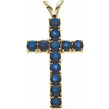 Load image into Gallery viewer, Accented Cross Pendant 
