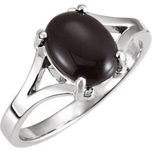 Charger l'image dans la galerie, Sterling Silver Morganite Cabochon Ring
