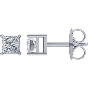 Platinum 2 CTW Diamond Earrings