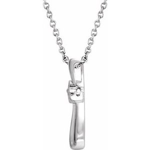Wavy Cross Necklace