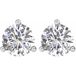 Platinum 2 CTW Diamond Earrings