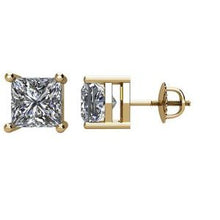 Load image into Gallery viewer, 14K Yellow 1 1/2 CTW Diamond Earrings
