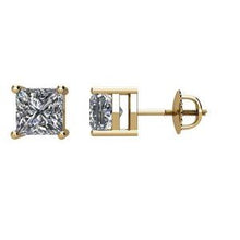 Load image into Gallery viewer, 14K Yellow 1 CTW Diamond Earrings
