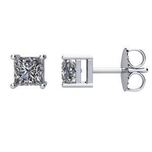 14K White 2 CTW Diamond Earrings
