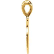 Load image into Gallery viewer, 10K Yellow Medium Initial C Pendant
