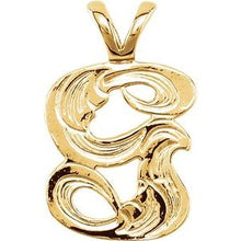 Load image into Gallery viewer, 10K Yellow Medium Initial G Pendant
