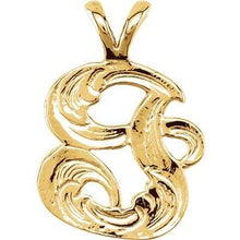 Load image into Gallery viewer, 10K Yellow Medium Initial I Pendant
