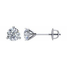 Load image into Gallery viewer, 14K White 1  1/2 CTW Diamond Stud Earrings
