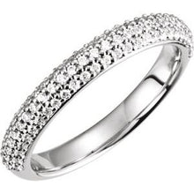 Load image into Gallery viewer, Three-Stone Pav√© Engagement Ring or Band

