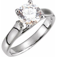 Load image into Gallery viewer, 4-Prong Solitaire Engagement Ring
