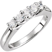 Load image into Gallery viewer, 14K Yellow 1 CTW Diamond Anniversary Band
