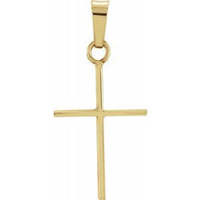 Load image into Gallery viewer, 14K Yellow 17x12 mm Cross Pendant
