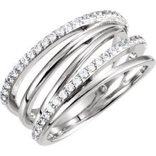 Charger l'image dans la galerie, Bague entrecroisée
