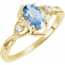 Load image into Gallery viewer, Accented Heart Ring
