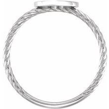 Charger l'image dans la galerie, Be Posh¬Æ Heart Engravable Rope Ring
