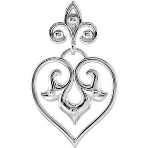 Sterling Silver Decorative Pendant