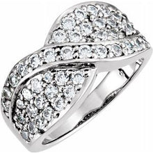 Charger l&#39;image dans la galerie, Bague en diamant 14K blanc 1 1/3 CTW
