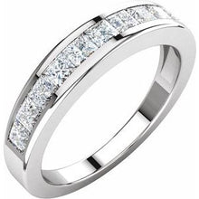 Charger l&#39;image dans la galerie, 14K White 1 CTW Diamond Anniversary Band Taille 7
