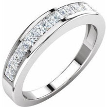 Load image into Gallery viewer, 14K White 1 CTW Diamond Anniversary Band Size 6.5
