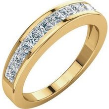 Load image into Gallery viewer, 14K Yellow 1 CTW Diamond Anniversary Band Size 5
