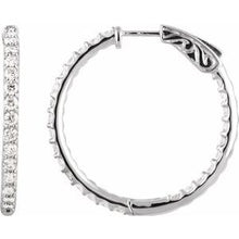 Load image into Gallery viewer, Inside-Outside Hoop Earrings
