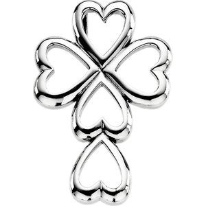 Heart Cross Pendant