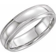 Charger l&#39;image dans la galerie, Half Round Band with Milgrain 
