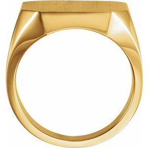 Octagon Signet Ring