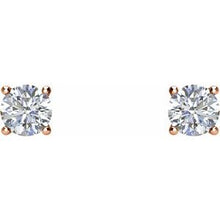 Load image into Gallery viewer, Round 4-Prong Stud Earrings
