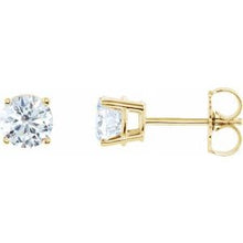 Load image into Gallery viewer, 14K Yellow 2 CTW Diamond Earrings
