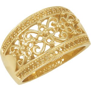 Bande d'anniversaire en diamant 14K jaune 5/8 CTW