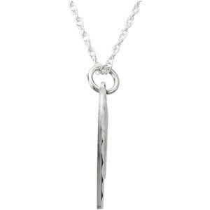 Sterling Silver Heart 18" Necklace