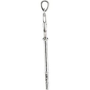Fashion Key Pendant with a Floral