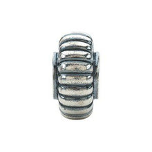 Load image into Gallery viewer, Sterling Silver 12.75x6.75 mm Fluted Bead
