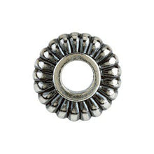 Load image into Gallery viewer, Sterling Silver 12.75x6.75 mm Fluted Bead
