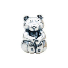 Charger l&#39;image dans la galerie, Sterling Silver Panda Bear Slider Bead
