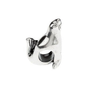 Sterling Silver 15.25x10 mm Seal Bead