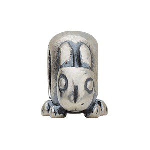 Sterling Silver 12.5x8 mm Rabbit Bead