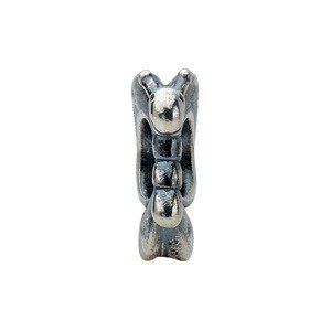 Sterling Silver 12.25x11.5 mm Butterfly Bead