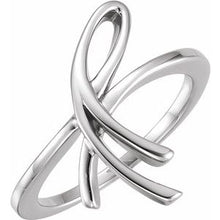 Charger l'image dans la galerie, Sterling Silver 20.9 mm Freeform Ring

