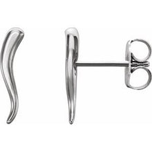 Load image into Gallery viewer, 14K White Horn Earrings
