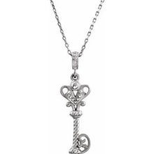 Load image into Gallery viewer, Vintage-Inspired Key Necklace or Pendant
