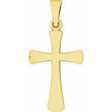 Load image into Gallery viewer, 14K Yellow 19.3x11.4 mm Cross Pendant
